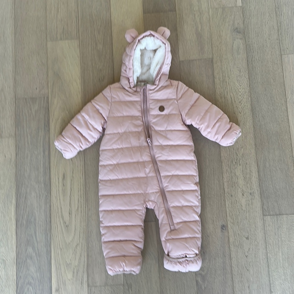 Baby puffer snow suit